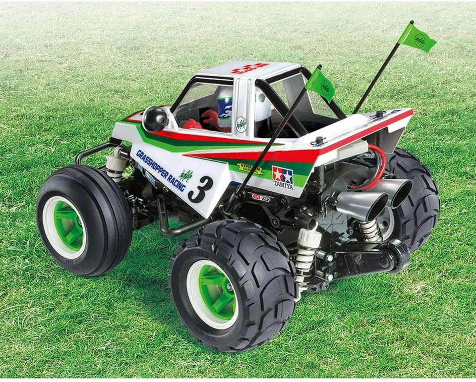 Tamiya 1/10 Electric RC Car Series No.662 Comical Grasshopper Off-Road - Image 4 of 4