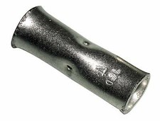 8 GAUGE COPPER BUTT TERMINAL CONNECTOR HEAVY DUTY TINNED- 5PK