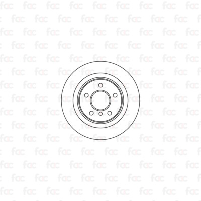 Brake Disc Rotors For Mini Cooper F55 Rear Axle Abtex BD2006S