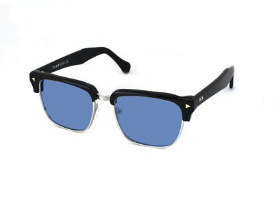 XLAB Sunglasses mod. MAUI  BLACK-SILVER LENSES AZZ. POL. * 2P