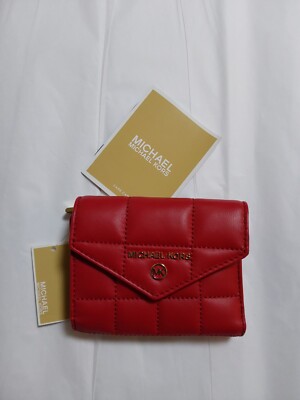 Michael Kors Jet Set Charm Envelope Trifold Leather Wallet