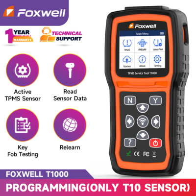Foxwell Tire Pressure Monitor Sensor Activate Diagnostic Scan TPMS Programming