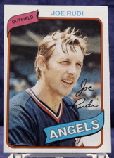 1980 Topps #556 - Joe Rudi - California Angels - Near Mint