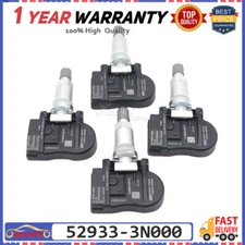 Pack 4x TIRE PRESSURE SENSOR TPMS For Hyundai Accent Kia Cadenza 52933-3N000