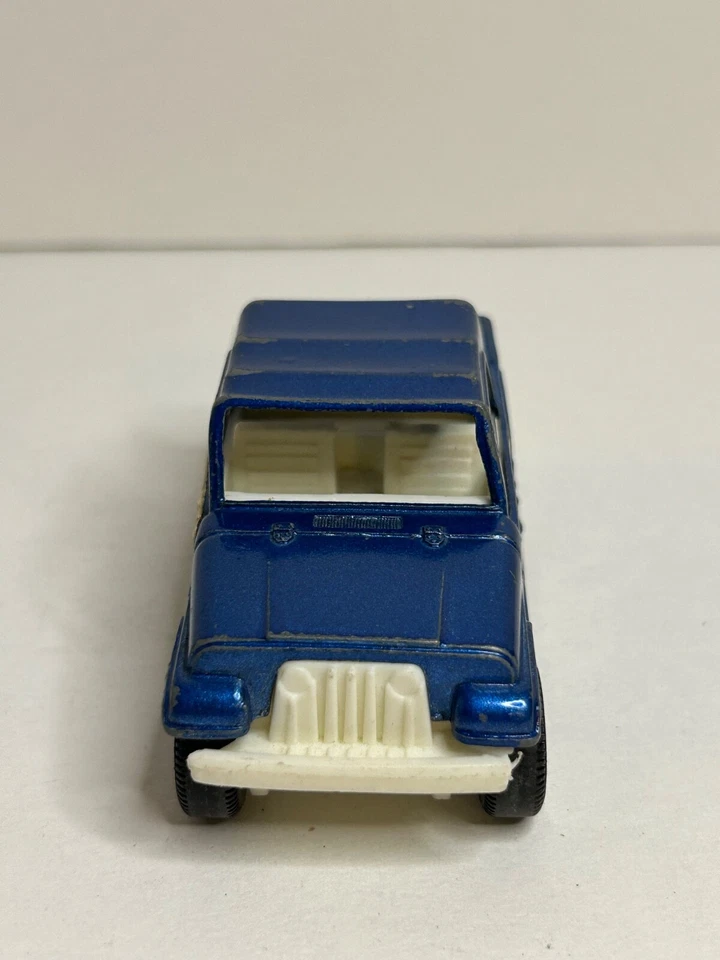 Juguete Tootsietoy Vintage Die Cast "Jeepster" Azul Vintage America Eagle Foto 3 de 4