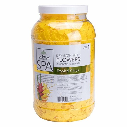 La Palm Spa Pedicure Dry Bath Soap Flowers Petals 1 gallon -6 Scents to Choose - Picture 12 of 13