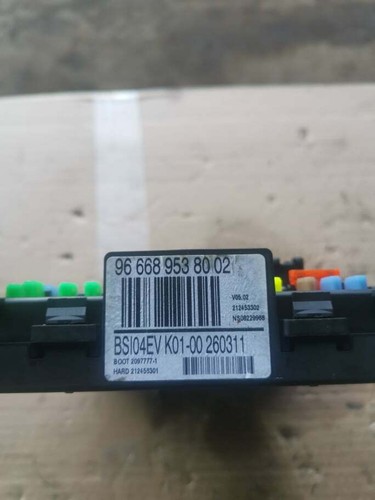Peugeot RCZ 2011 1,6 gasolina módulo de control de carrocería 966689538002 - Imagen 2 de 2
