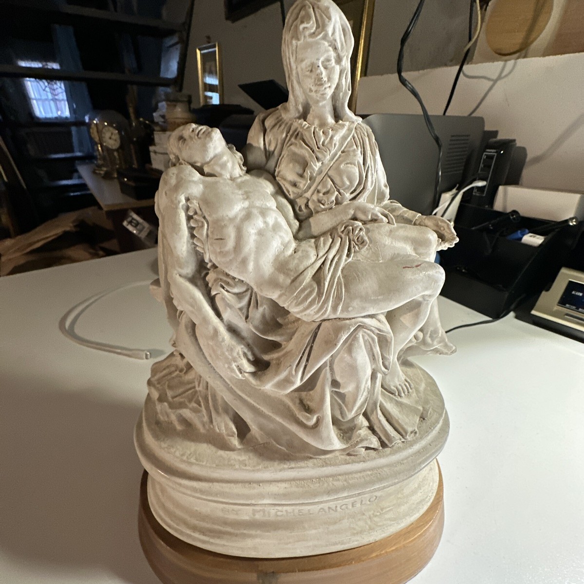 pieta okarina EXcellent ⅴG Pieta By Michelangelo From Austin Prod 1968 Vintage Figurine On