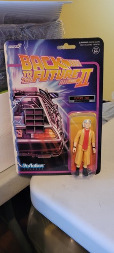Back to the Future Part II Doc Brown Yellow Lab Coat Retro Figure Super7 - 第 1/4 張圖片