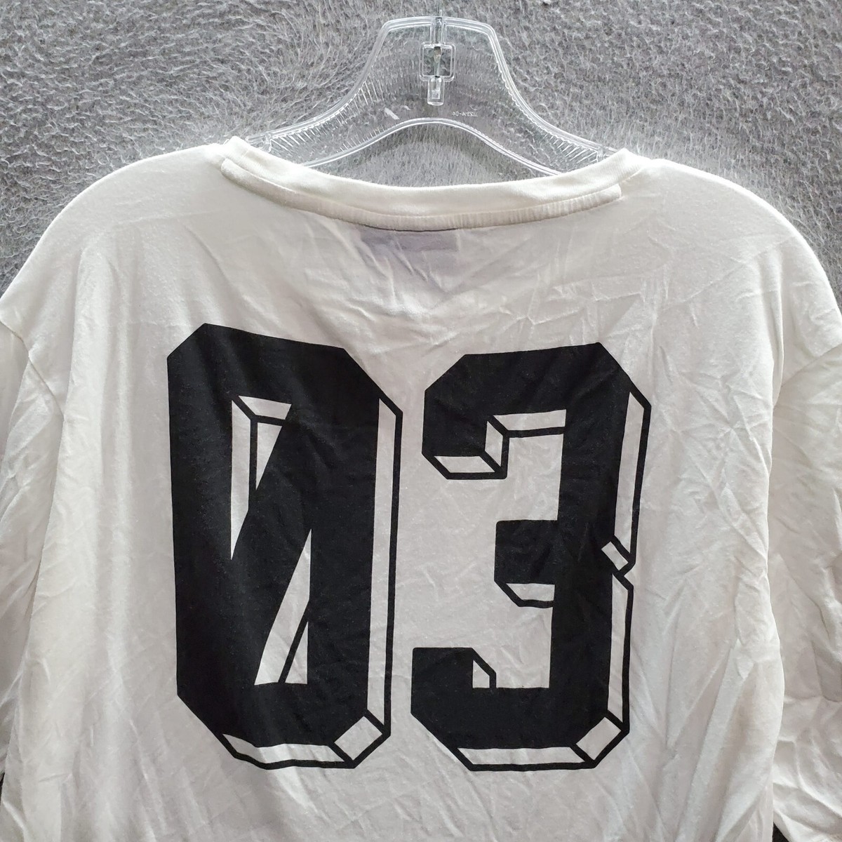 Adidas Women Top XS White Original Logo Trefoil The Mark Of A