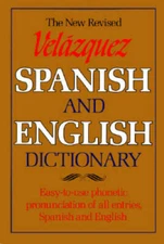 Velazquez Spanish and English Dictionary - Hardcover - GOOD