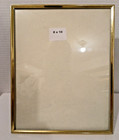 8 X 10" Inch Gold Matel Photo Picture Frame Tabletop