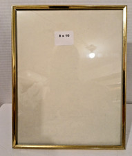 8 X 10" Inch Gold Matel Photo Picture Frame Tabletop