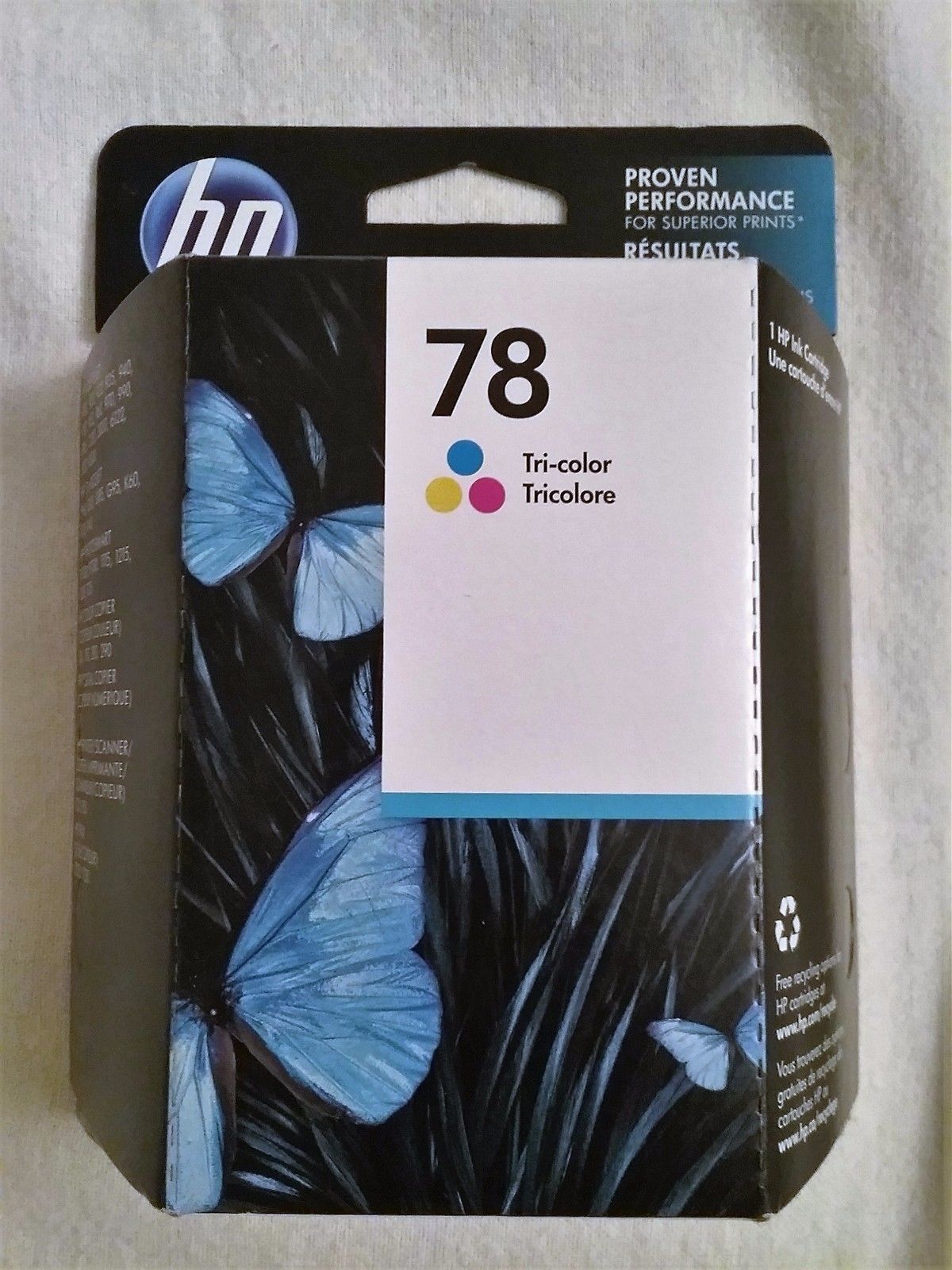 78 TRI COLOR ink jet Cartridge HP PhotoSmart 1315 P1000 P1100 1218 1215 ...