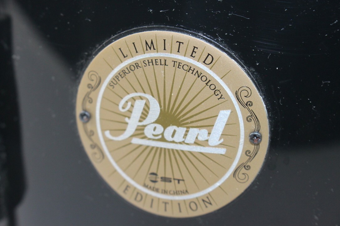 Pearl 14 X 5.5 SST Limited Edition Birch Shell Black Snare Drum
