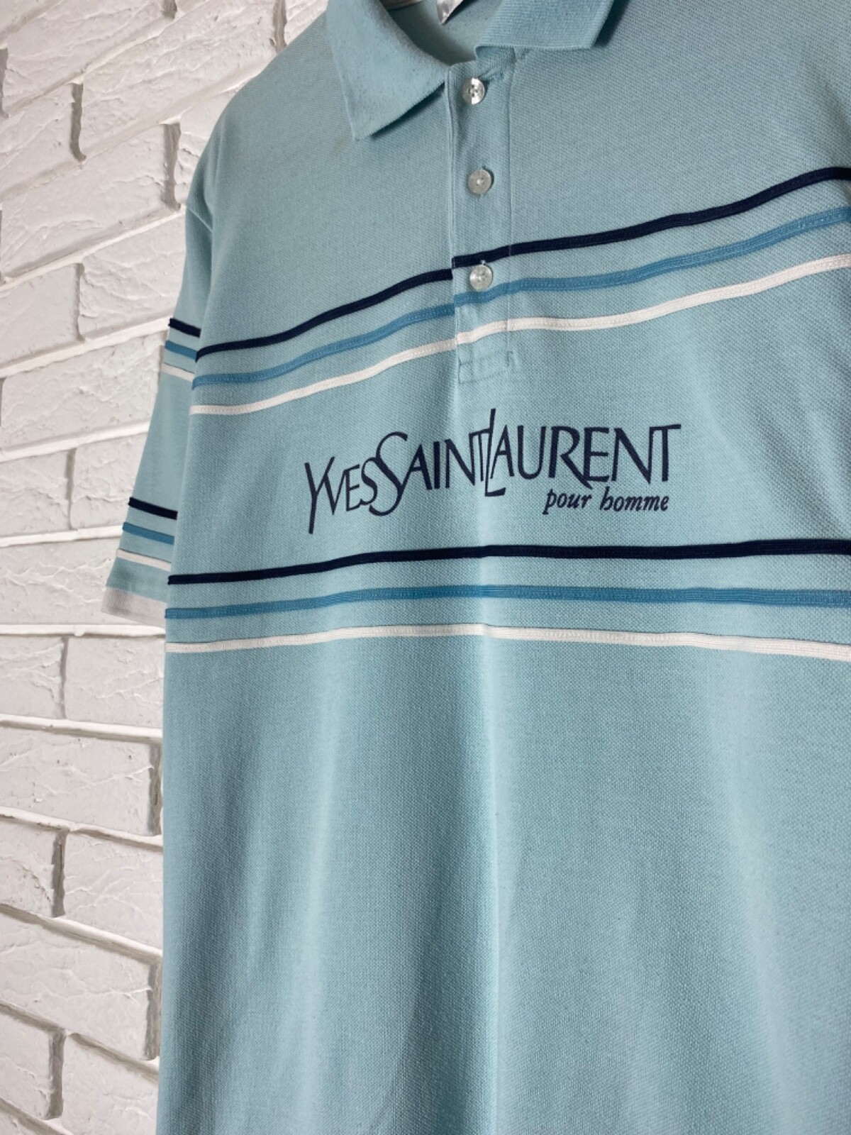 Polo Yves Saint Laurent grande logo