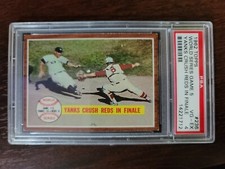 1962 Topps #236 World Series Game 5 VG-EX 4 Yanks Crush Reds In Finale