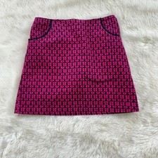 Vineyard Vines Pink  Navy Corduroy Skirt Girls 14