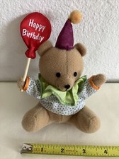 Russ Berrie  Co. HAPPY BIRTHDAY BEAR, 6  , very clean 