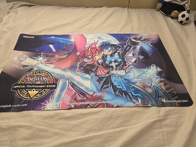 Yu-gi-oh! Playmat Back to duel  Evil Twin Ki-sikil & Lil-la  - Official OTS