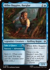 x4 Bilbo Baggins, Burglar // Take a Glance C MTG The Hobbit M/NM, English