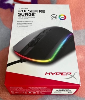 HyperX Pulsefire Surge RGB HX-MC002B Wired Mouse Black Unused