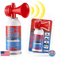 HappyAlley 3-Pack 122dB Loud 3.5oz Marine Air Horn for Safety Sporting Events