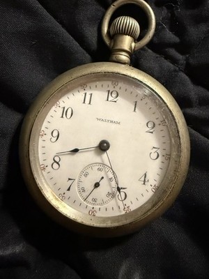 1907 working Waltham 15 Jewel Manual Mechanical Open Face Pocket Watch