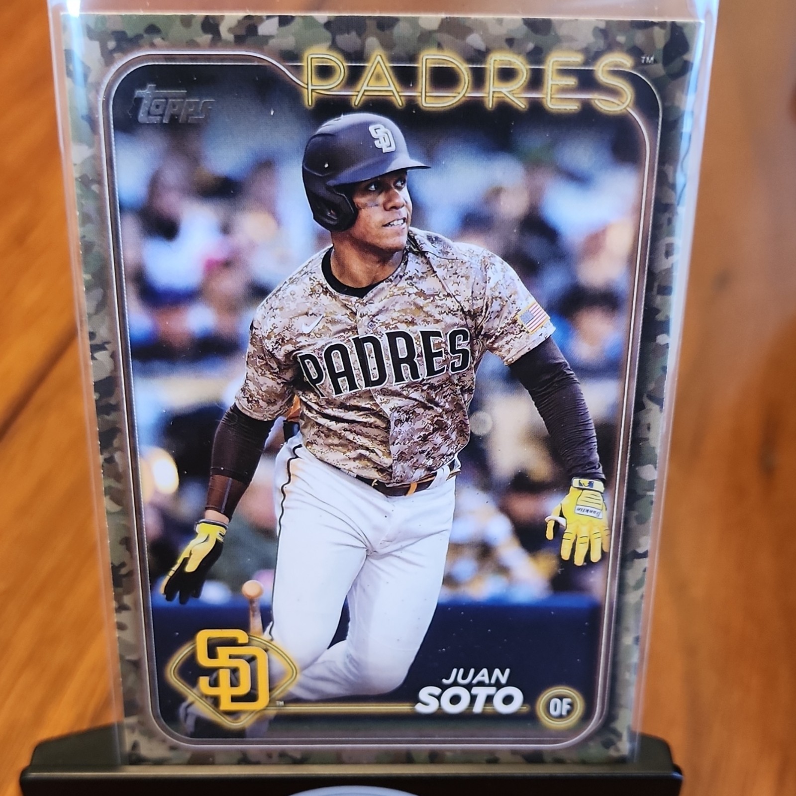 Topps Update Series Juan Soto Memorial Day Camo 12/25 #US1 PADRES Yankees 2024