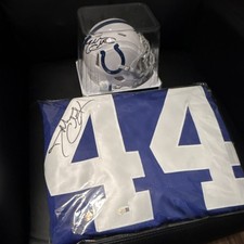 Indianapolis Colts Dallas Clark Autographed Jersey JSA Authenticated Football 