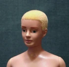 WOW! BLONDE FLOCKED HAIR BOYFRIEND KEN VINTAGE BARBIE AUTHENTIC Reproduction