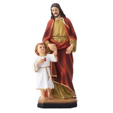 1x 8.4inch BC Catholic St. Joseph and Child Jesus Statue Catholic Saint Figure