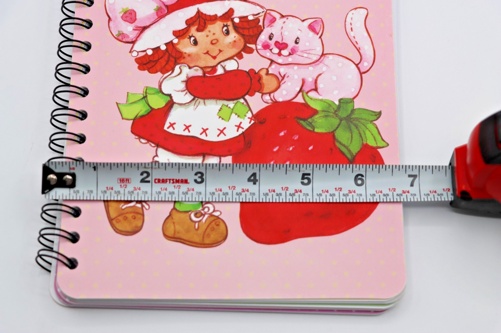 2023 Strawberry Shotcake 4-Tab Notepad Journal 6.5" x 8.5" NEW WildBrain