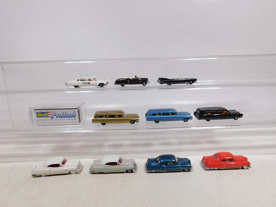 Praline 1:87 H0 10x Modello Cadillac 82903 Stationwagon Ecc Sg/Mint #EI149-0,5 - Immagine 2 di 4