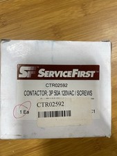 NEW Service First Trane CTR02592 CONTACTOR; 3P 50A 120VAC / SCREWS