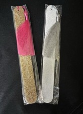 Anthropologie 2 Glittering Tassel Nail File 7  In