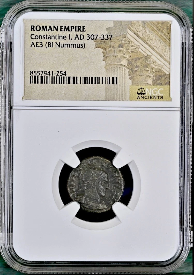 Nummus Constantine I NGC Certified Roman Imperial Coins (27 BC-476