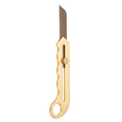 Utility Knife Pure Copper Heavy Duty Golden Retractable Snap Off Wallpaper SET