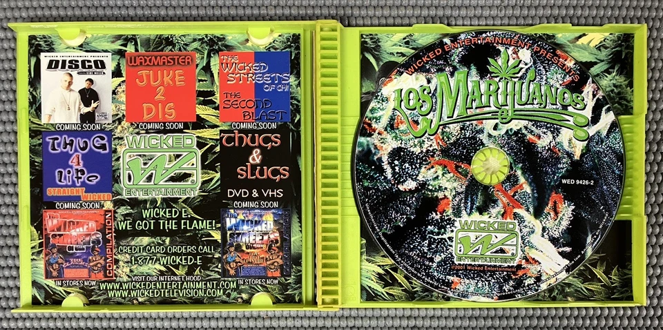 Los Marijuanos The Smoke Out CD Illinois Rap G-Funk Foto 2 de 4