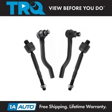 TRQ Inner and Outer Tie Rod Set For 2016-2021 Honda Civic 2019-2022 Insight