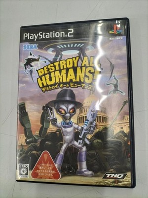 Destroy All Humans PS2 Japanese Game 1950s Earth Alien Action Used