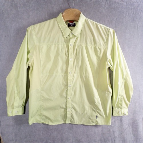 Simms Fishing Button Up Shirt Mens XXL Outdoors Boating Lake Camping Gorpcore
