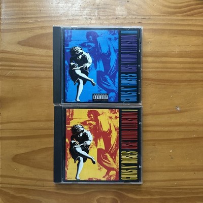 GUNS n' ROSES CD Lot of (2) Use Your Illusion 1 and 2 1991 GEFFEN Rock Music