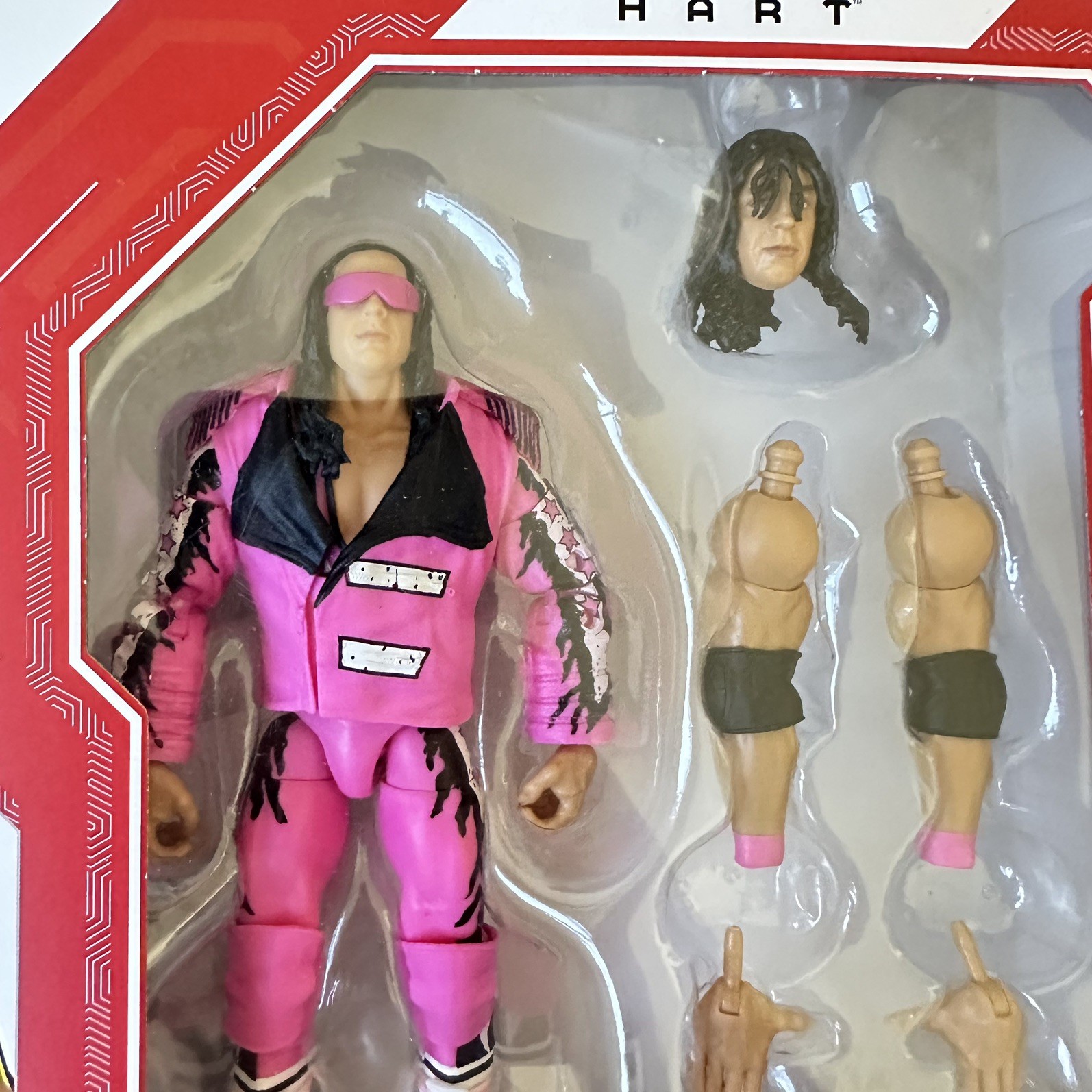 BRET "Hit Man" HART WWE Ultimate Edition Legends wrestling Figure - Damaged Box image 4