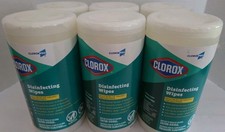 6 Canisters Clorox Pro Fresh Scent Bleach Free Cleaning Wipes