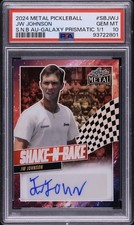 JW JOHNSON Rookie Autograph 2024 Leaf Metal Pickleball 1/1 PSA 10 GEM MINT