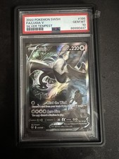 2022 Pokemon Sword & Shield Silver Tempest Lugia V Alt Art 186/195 PSA 10