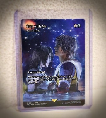 Rhystic Study / Stay with Me / Full Art FA - Final Fantasy FCA 31 - EN NM MTG
