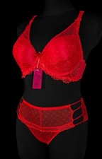 Set Reggiseno Push Up Coppa 75D con Slip M