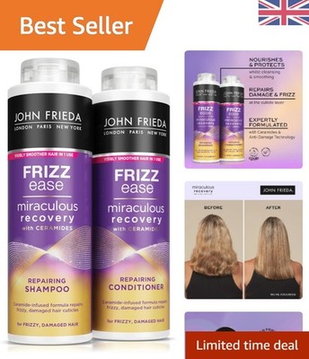 Ultimate Hair Rescue: Frizz Ease 500ml Shampoo & Conditioner zur Schadensbekämpfung